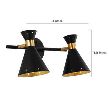 Elroy 18.25" Iron Retro Contemporary LED Track Light - JONATHAN Y